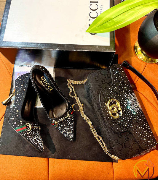 ΓΥΝΑΙΚΕΙΟ ΣΕΤ ΠΑΠΟΥΤΣΙΩΝ &amp; ΤΣΑΝΤΑΣ GUCCI