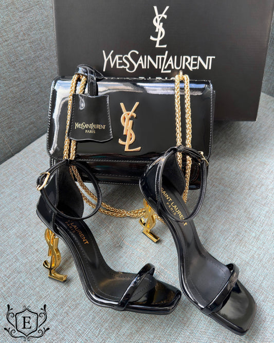 ΓΥΝΑΙΚΕΙΟ ΣΕΤ ΠΑΠΟΥΤΣΙΩΝ &amp; ΤΣΑΝΤΑΣ YSL