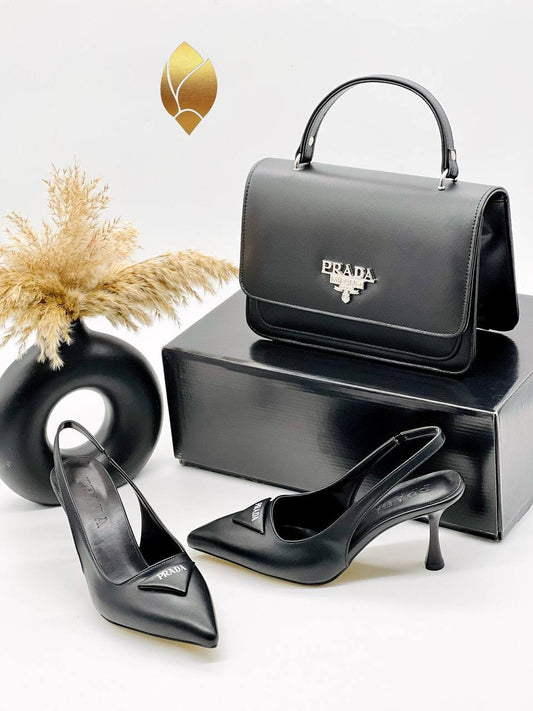 ΓΥΝΑΙΚΕΙΟ ΣΕΤ ΠΑΠΟΥΤΣΙΩΝ &amp; ΤΣΑΝΤΑΣ PRADA