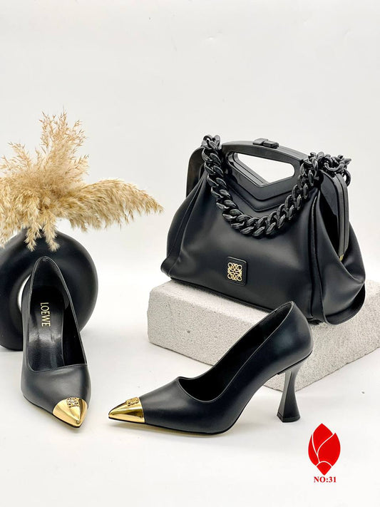 ΓΥΝΑΙΚΕΙΟ ΣΕΤ ΠΑΠΟΥΤΣΙΩΝ &amp; ΤΣΑΝΤΑΣ LOEWE